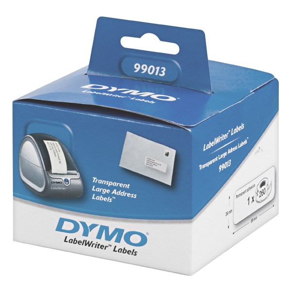 Etikett DYMO Label Writer 36x89 mm 260 darabos átlátszó