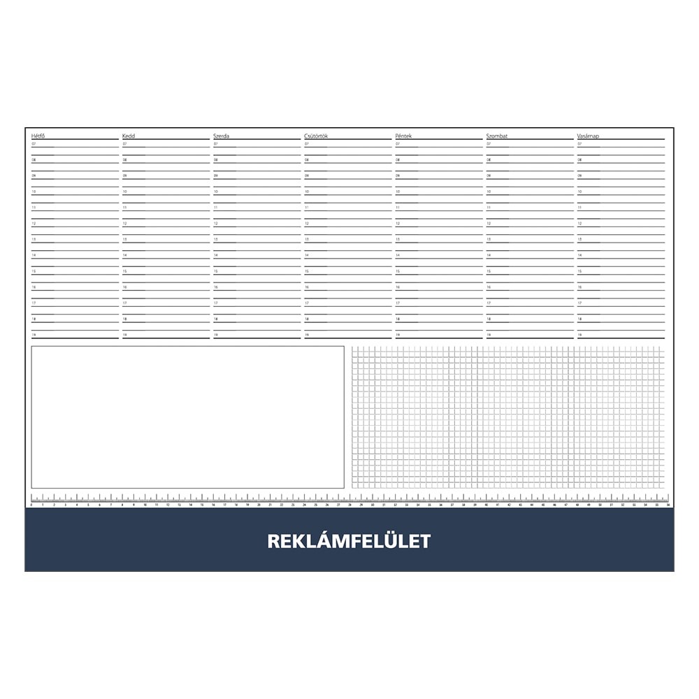 Íróalj REALSYSTEM 7141 570x390mm kék