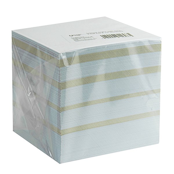 Kockatömb fehér FORTUNA 8,5x8,5x8,5 cm ragasztott famentes