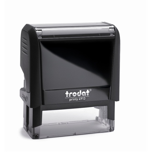 Bélyegző TRODAT Printy 4.0 4913 eco-fekete ház fekete párna