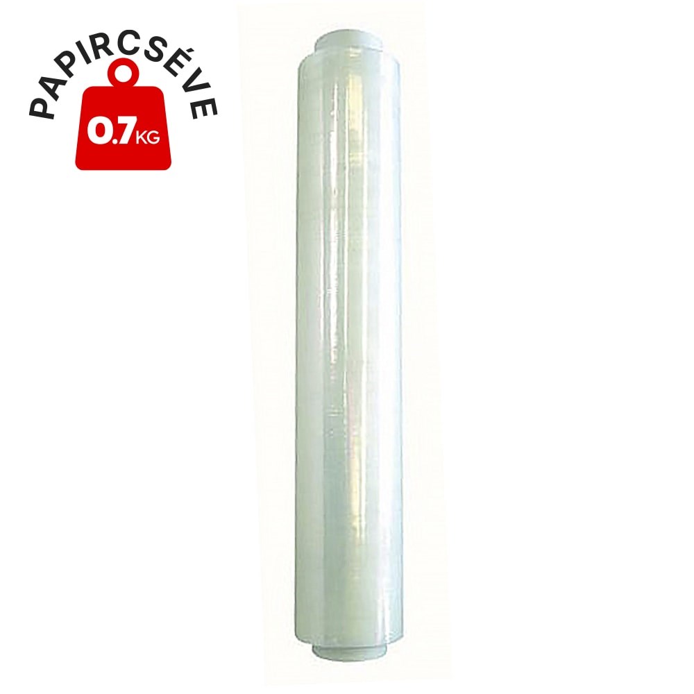 Kézi strech fólia 1,8 kg 23 my 0,70 kg papírcsévén