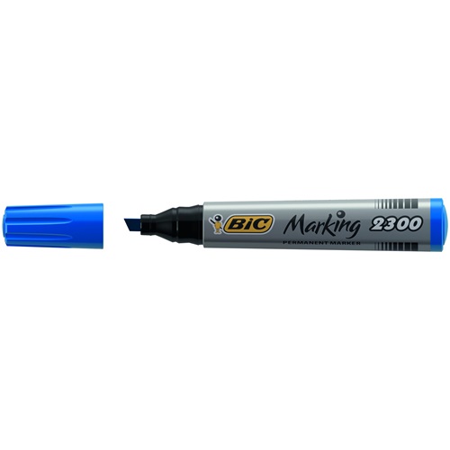 Alkoholos marker BIC 2300 vágott kék