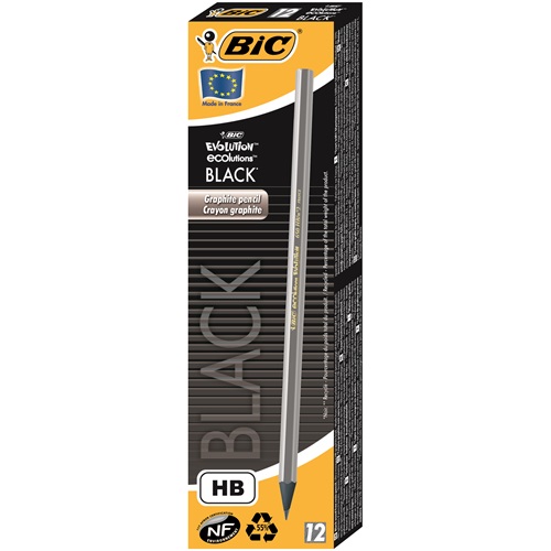 Grafitceruza BIC Eco Evolution Black HB hatszögletű