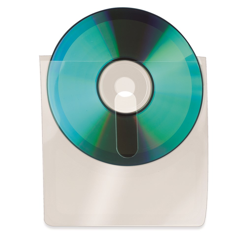 CD/DVD tartó zseb DJOIS 127 x 127 mm öntapadó 10 darabos