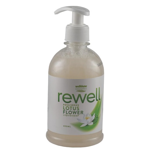 Folyékony szappan pumpás WELL DONE REWELL Lotus Flower 400 ml