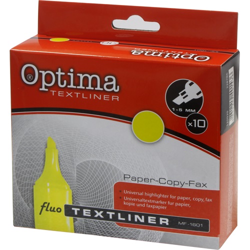 Szövegkiemelő OPTIMA sárga