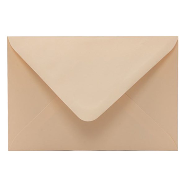 Boríték színes KASKAD LC/6 enyvezett 114x162mm 13 krém 50 darabos
