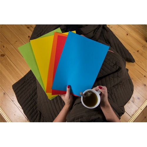 Fénymásolópapír színes KASKAD A/4 80 gr vegyes intenzív (28,48,58,68,78) 5X20 ív/csomag
