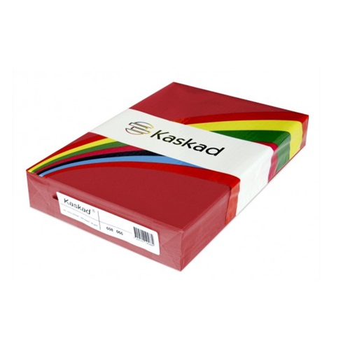 Fénymásolópapír színes KASKAD A/4 160 gr piros 29 250 ív/csomag