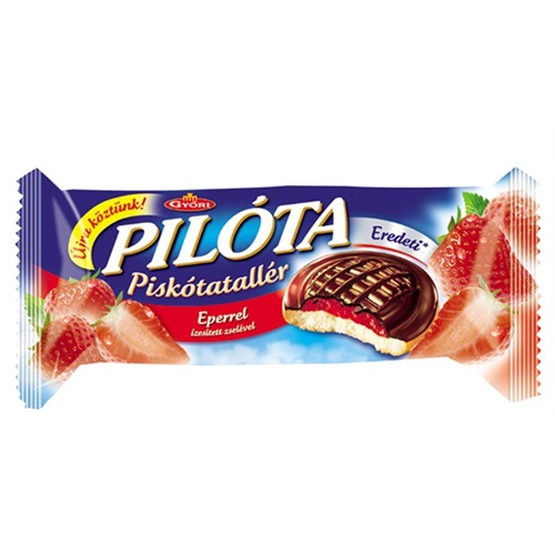 Piskótatallér PILÓTA epres 147 g