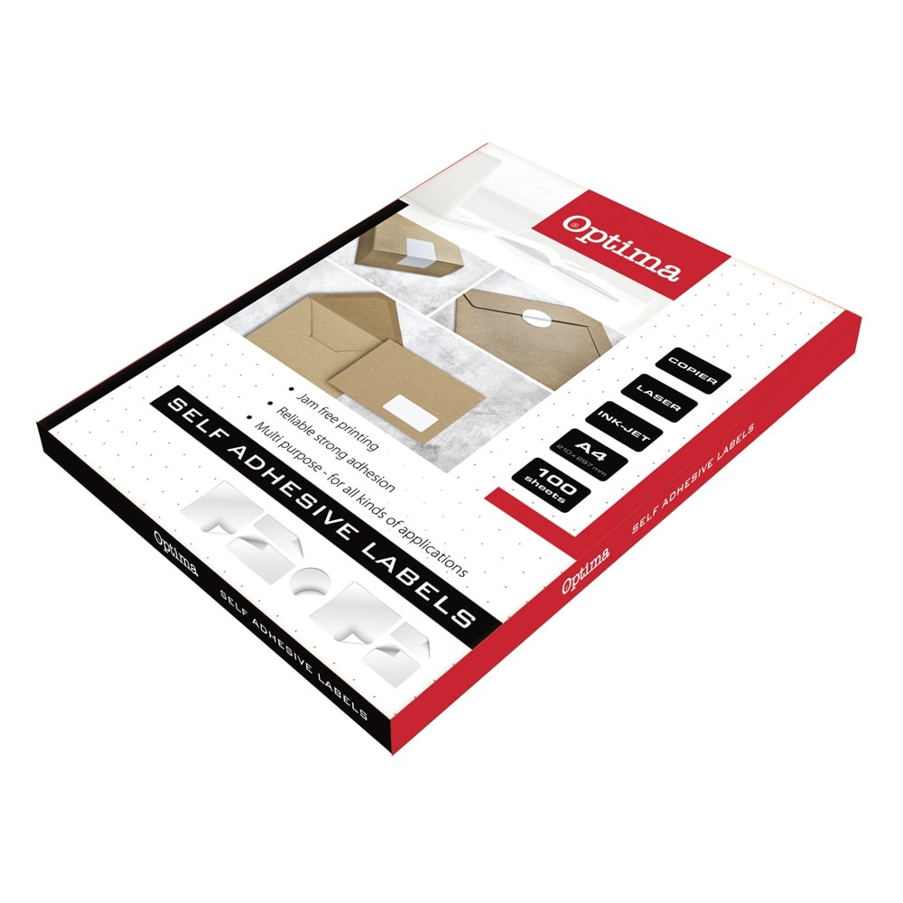 Etikett OPTIMA 32098 105x37mm 1600 címke/doboz 100 ív/doboz