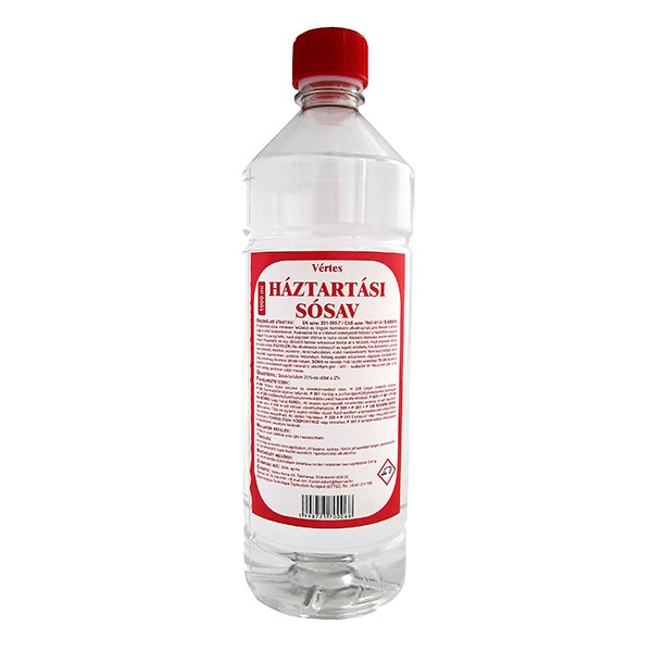 Háztartási sósav VÉRTES 1L 15%