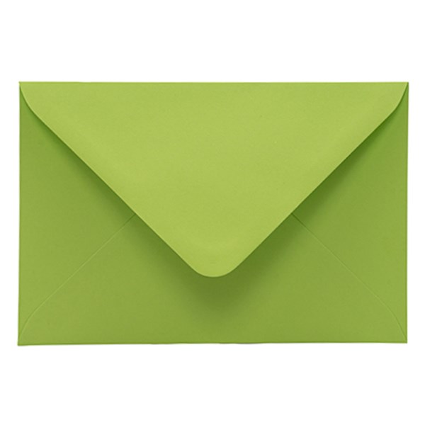 Boríték színes KASKAD LC/5 enyvezett 162x229mm 66 lime zöld 25 darabos