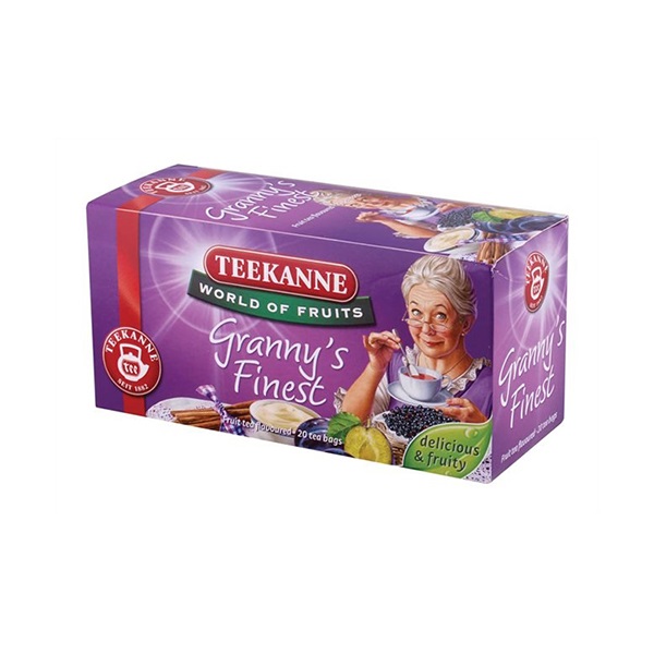 Gyümölcstea TEEKANNE Granny Finnest szilvás-fahéjas