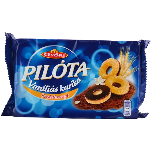 Keksz PILÓTA vaníliás karika étbevonóval 150 g