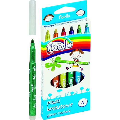 Filctoll FIORELLO glitteres 6-os készlet