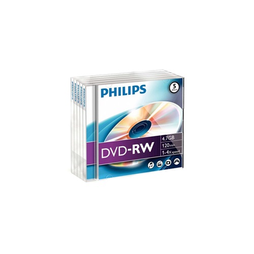 Írható DVD-R PHILIPS 4,7GB 16X slim tok