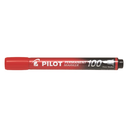 Alkoholos marker PILOT 100 kerek piros