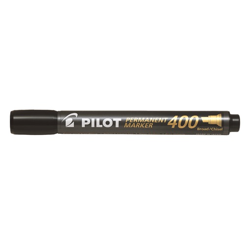 Alkoholos marker PILOT 400 vágott fekete