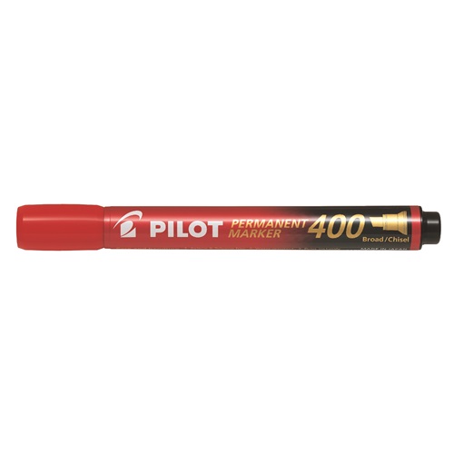Alkoholos marker PILOT 400 vágott piros
