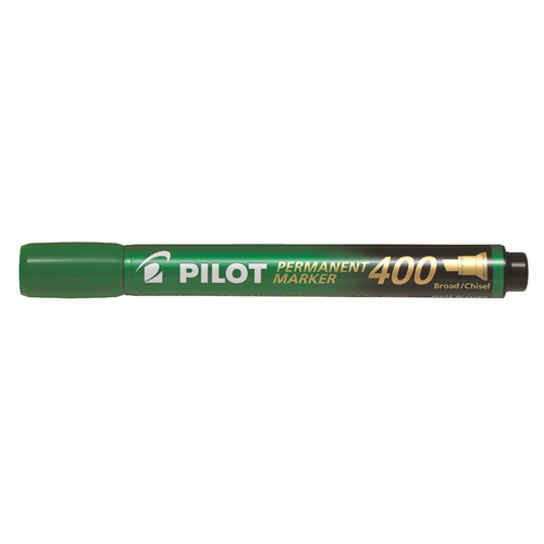 Alkoholos marker PILOT 400 vágott zöld