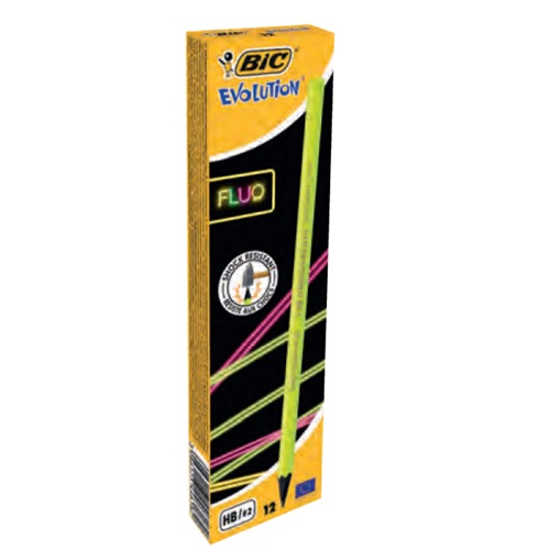 Grafitceruza BIC Eco Evolution 650 HB hatszögletű fluo