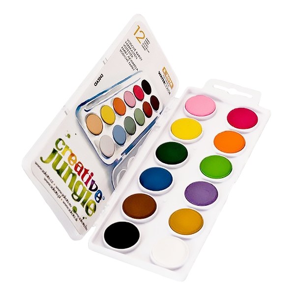 Vízfesték CREATIV JUNGLE 22,5 mm 12 darabos