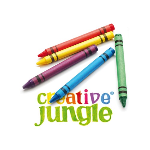 Zsírkréta CREATIVE JUNGLE 12 szín/készlet