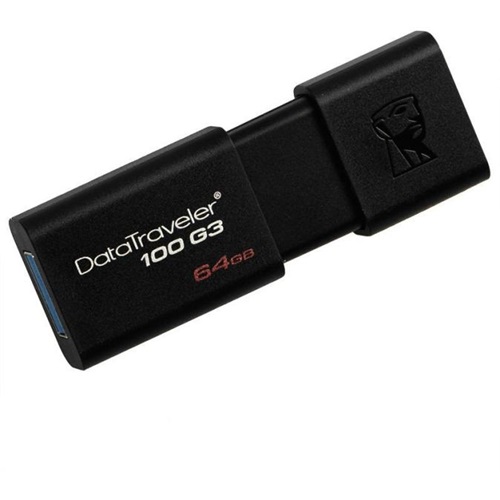 Pendrive KINGSTON DataTraveler 100 G3 USB 3.0 64GB fekete