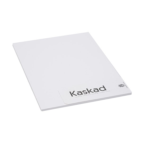 Dekorációs karton KASKAD A/4 2 oldalas 225 g fehér 20 lapos