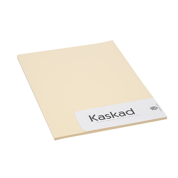 Dekorációs karton KASKAD A/4 2 oldalas 225 g chamois 54 20 lapos