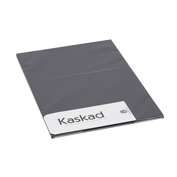 Dekorációs karton KASKAD A/4 2 oldalas 225 g fekete 99 20 lapos