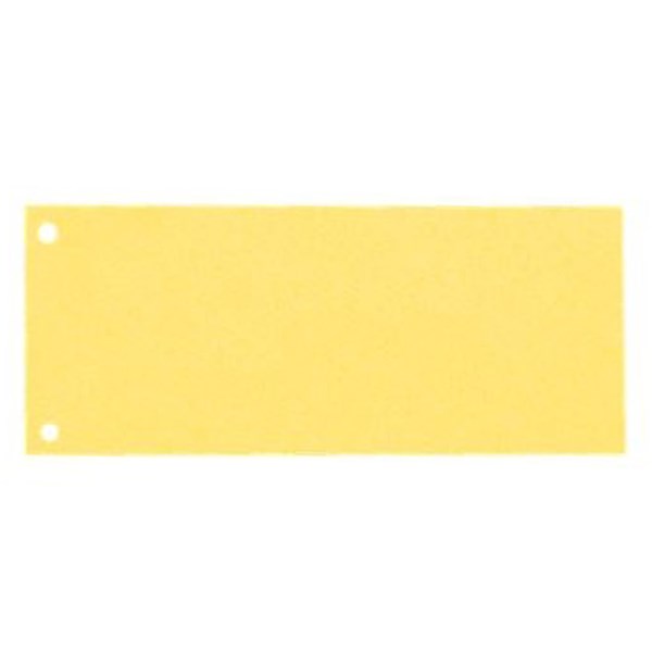 Elválasztócsík ESSELTE 105x240mm karton sárga 100 darabos