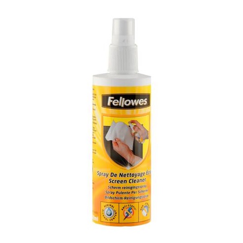 Tisztítófolyadék képernyőhöz FELLOWES pumpás 250 ml