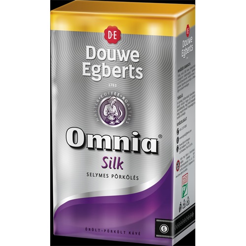 Kávé őrölt DOUWE EGBERTS Omnia Silk 1000g