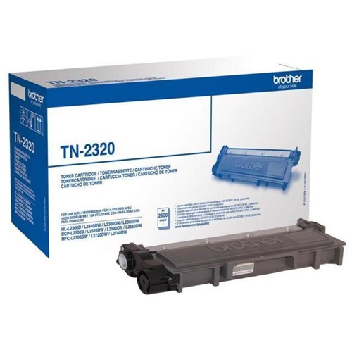 Toner BROTHER TN-2320 fekete 2,6K