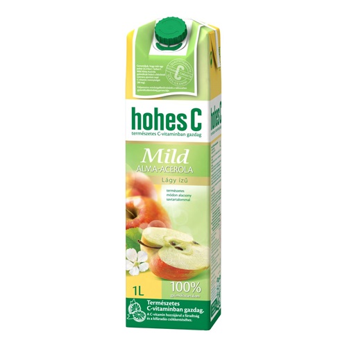 Gyümölcslé HOHES C Mild alma-acerola 100%-os 1L