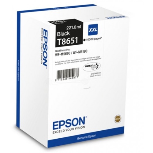 Tinta EPSON T8651 fekete 10K