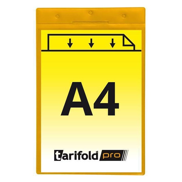 Azonosító tasak TARIFOLD PRO  A/4 mágneses sárga