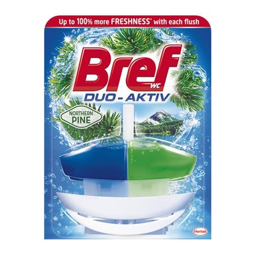 Toalett illatosító BREF Duo Aktív Northern Pine kosaras 50ml