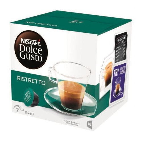 Kávékapszula NESCAFE Dolce Gusto Ristretto 16db