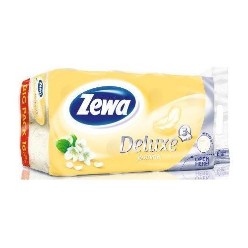 Toalettpapír ZEWA Deluxe 3 rétegű 16 tekercses Jasmine