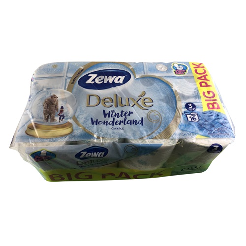 Toalettpapír ZEWA Deluxe 3 rétegű 16 tekercses LE. Spring/Winter