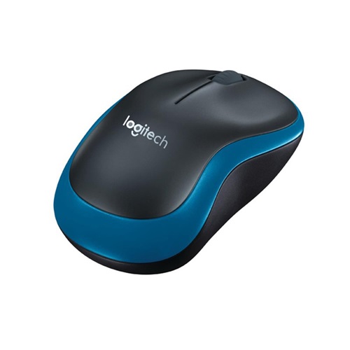 Egér vezeték nélküli LOGITECH M185 2,4 Ghz 1000 DPI kék