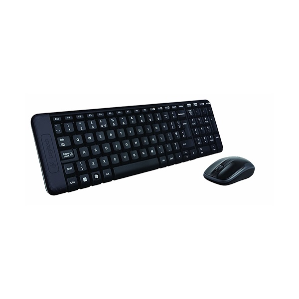 Billentyűzet + egér vezeték nélküli LOGITECH MK220 HUN 2,4Ghz fekete