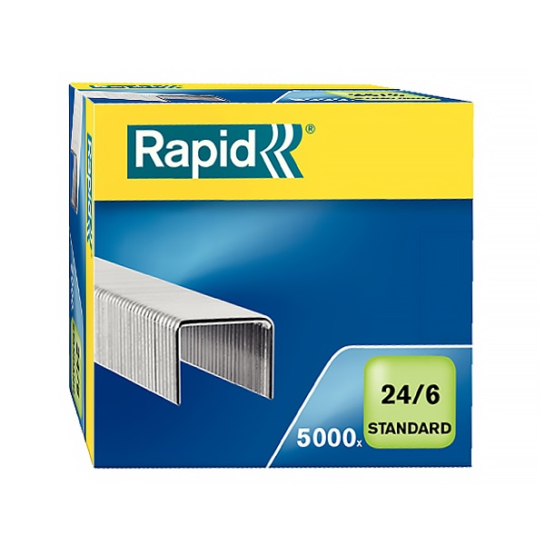 Tűzőkapocs RAPID Standard 24/6 5000/dob