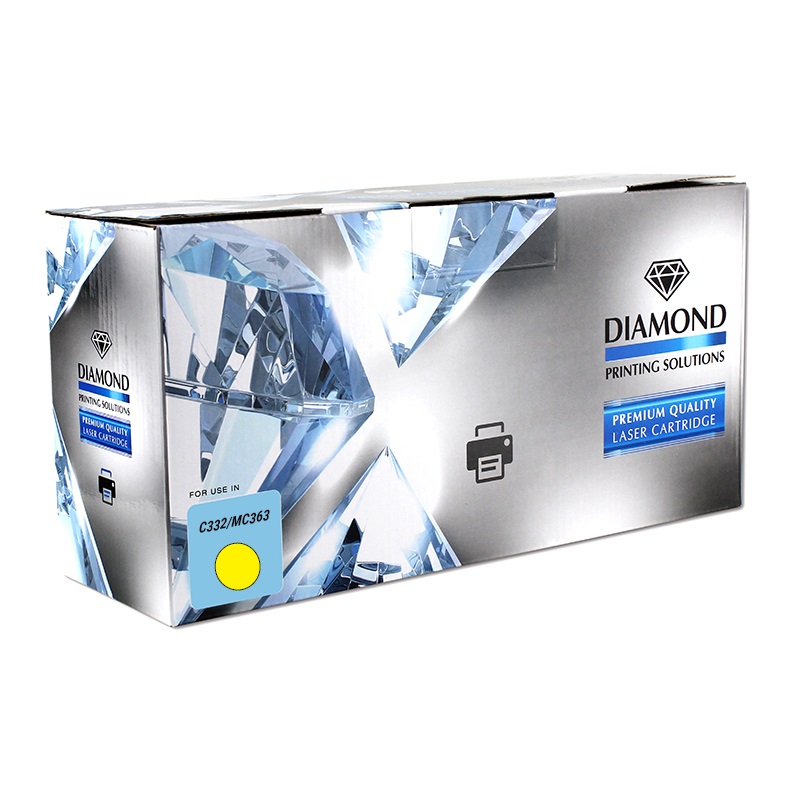 Toner utángyártott DIAMOND C332/MC363Y sárga 3K