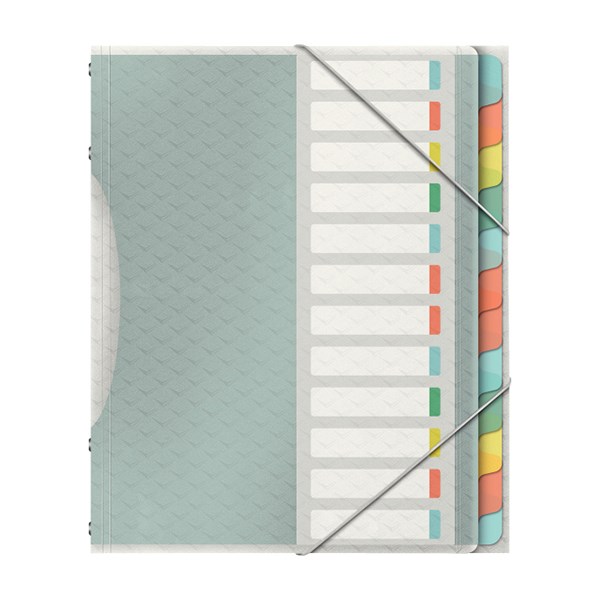 Előrendező ESSELTE Colour Breeze A/4 PP 12 részes