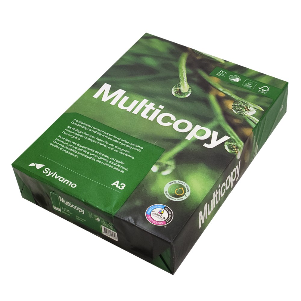 Fénymásolópapír MULTICOPY A/3 80 g 500 ív/csomag
