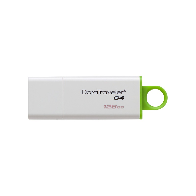 Pendrive KINGSTON DataTraveler G4 USB 3.0 128GB fehér-zöld